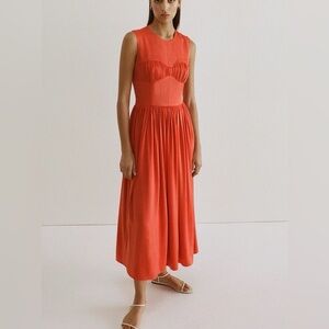 TOVE Silk blend midi dress size S